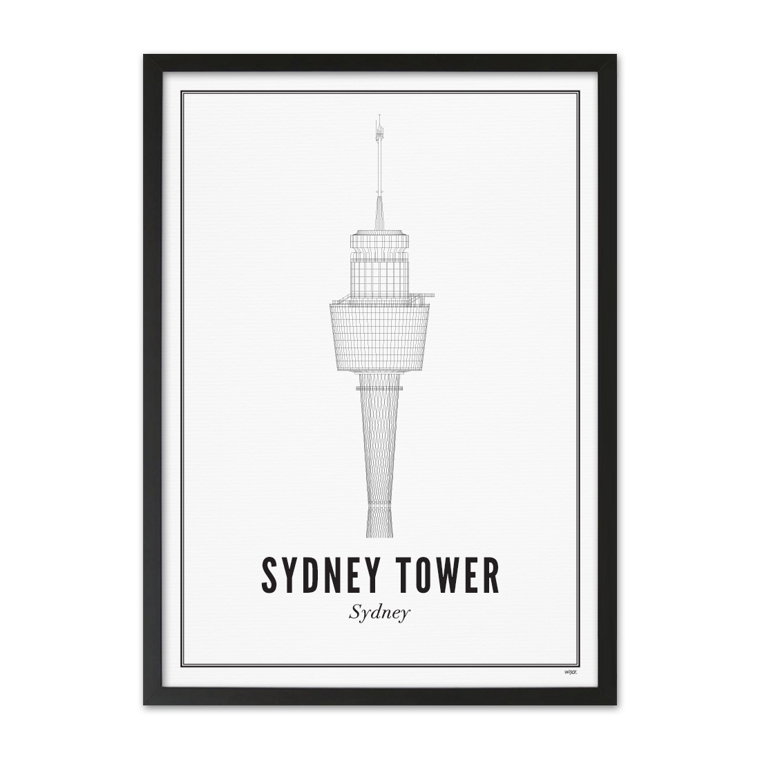 Poster von Sydney - Sydney Tower | WIJCK.